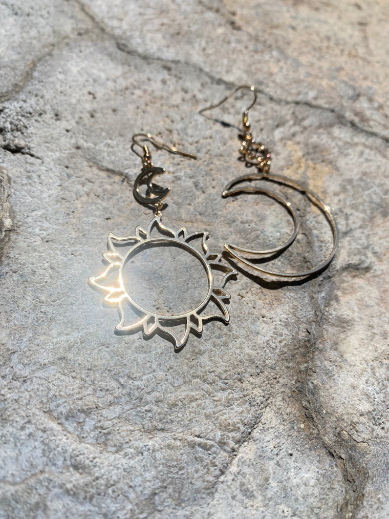 Sun & Moon Earring