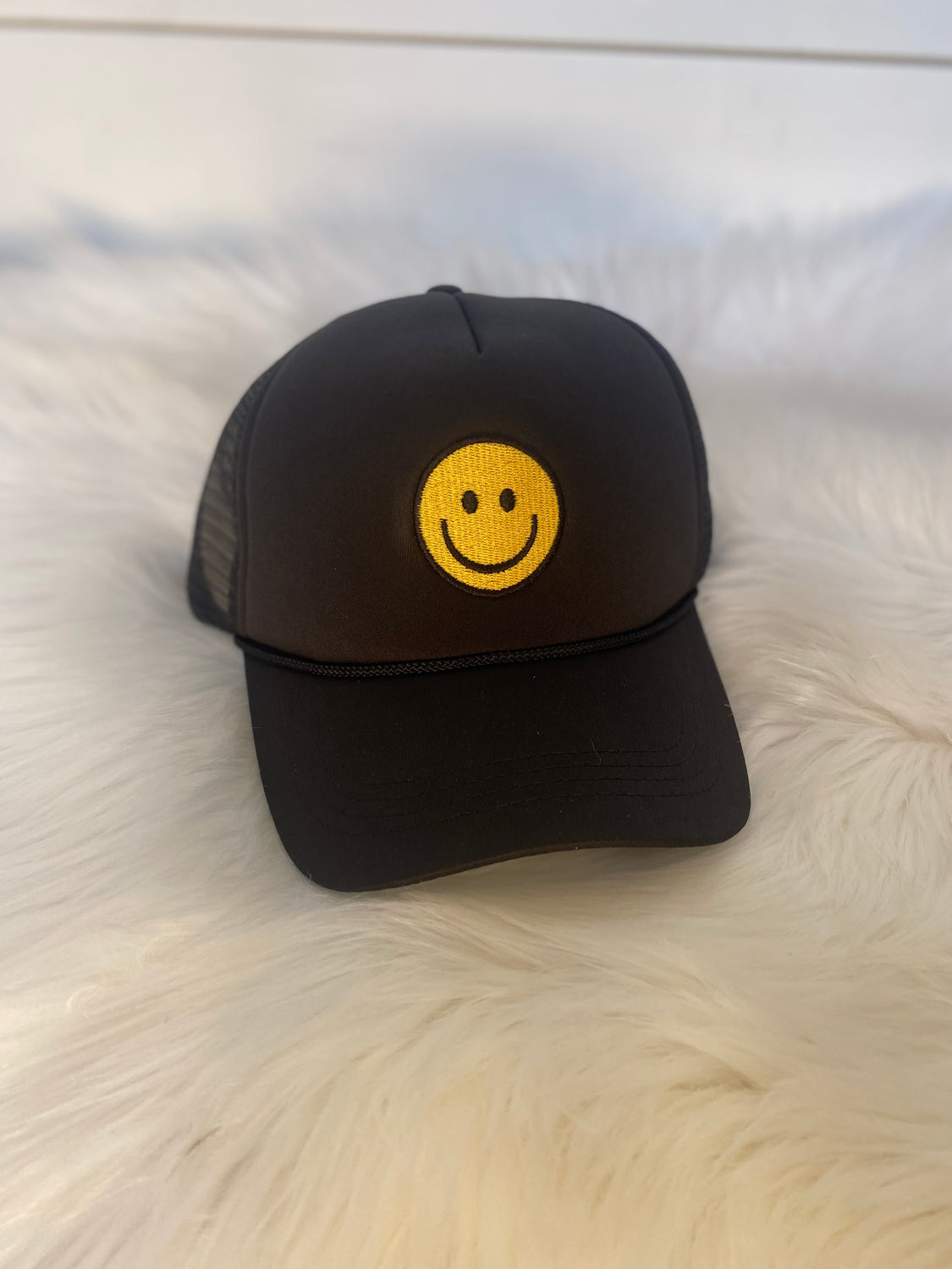 Smiley Snapback Hat